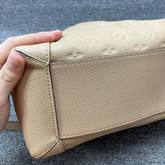 Auth Louis Vuitton Bagatelle Empreinte beige 2 way - Picture 4 of 13